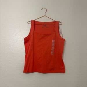 Chaus coral square neck  Tank Top size x-l new with tag